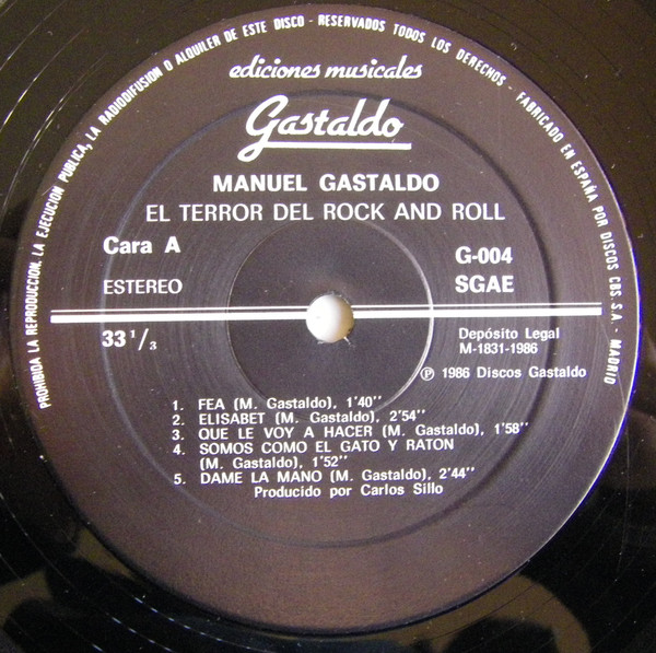 ladda ner album Gastaldo - El Terror Del Rock And Roll