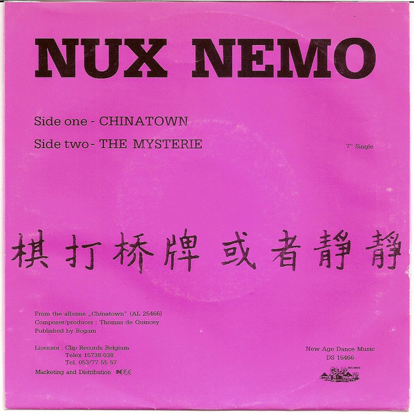 lataa albumi Nux Nemo - China Town