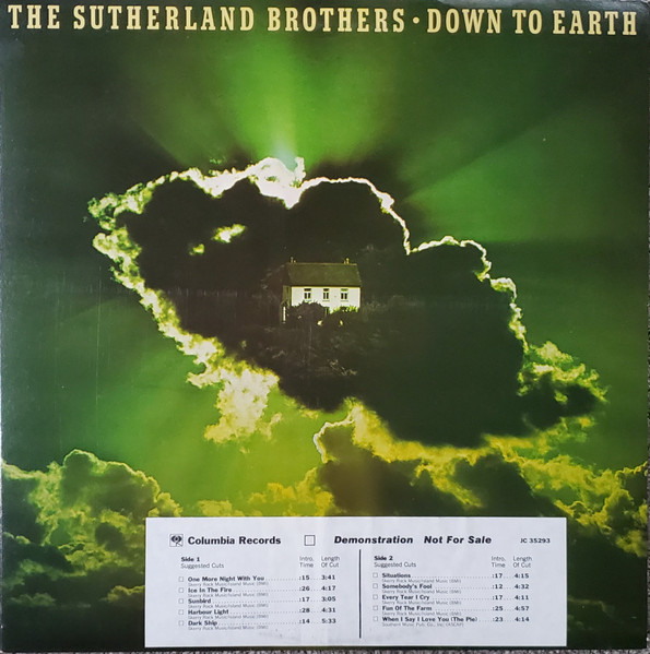 Sutherland Brothers & Quiver – Down To Earth (1977, Vinyl