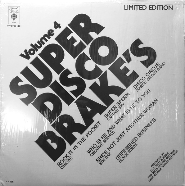 Super Disco Brake's Volume Four (1981, Vinyl) - Discogs