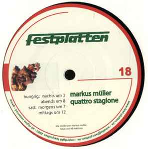 Markus Müller - Quattro Stagione Album-Cover