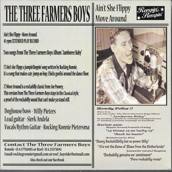 last ned album The Three Farmers Boys - Aint She Flippy Move Around