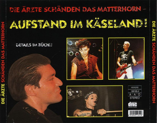 télécharger l'album Die Ärzte - Schänden Das Matterhorn Aufstand Im Käseland