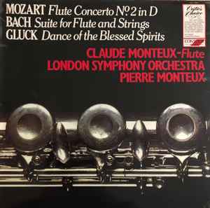 Claude Monteux - Flute Concerto In D Major / Suite No.2 In B Minor / Orphée Et Eurydice album cover