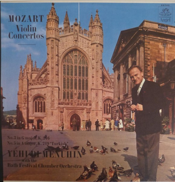 descargar álbum Wolfgang Amadeus Mozart, Yehudi Menuhin, Bath Festival Chamber Orchestra - Violin Concertos No 3 In G Major No 5 In A Major