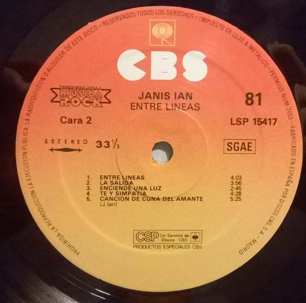 Album herunterladen Janis Ian - Entre Lineas