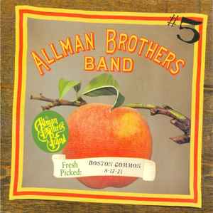The Allman Brothers Band - Boston Common 8-17-71 album cover
