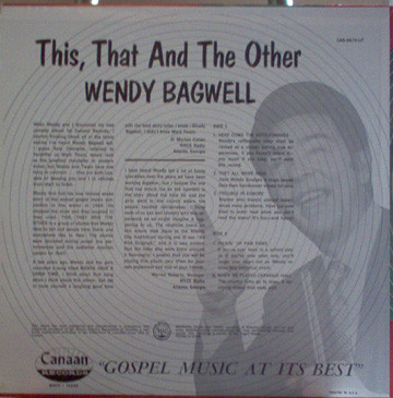 baixar álbum Wendy Bagwell - This That And The Other