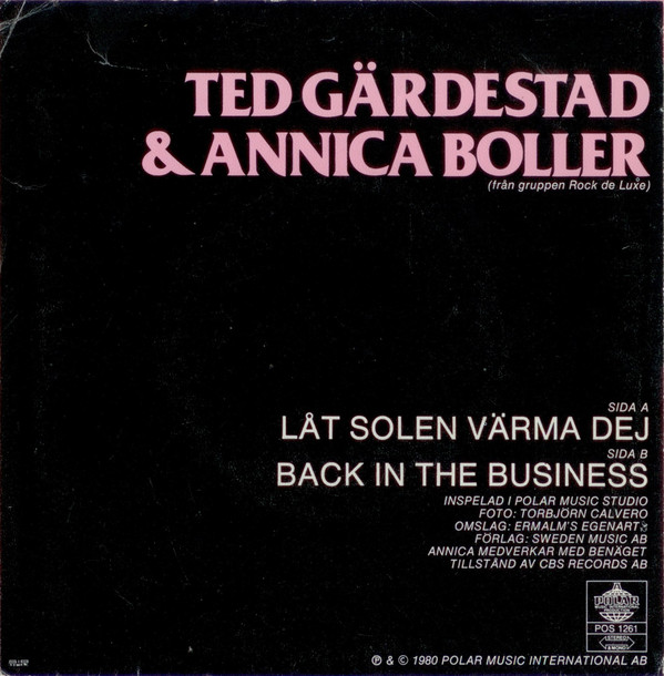 télécharger l'album Ted & Annica - Låt Solen Värma Dig