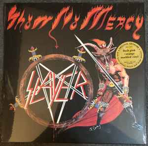 Slayer – Show No Mercy (2021, Flesh Pink / Orange Marble, Vinyl 