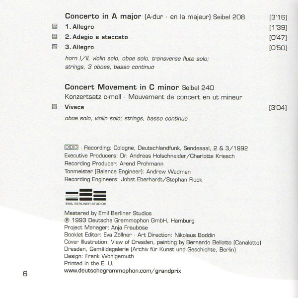 descargar álbum Johann David Heinichen Musica Antiqua Köln, Reinhard Goebel - Dresden Concerti