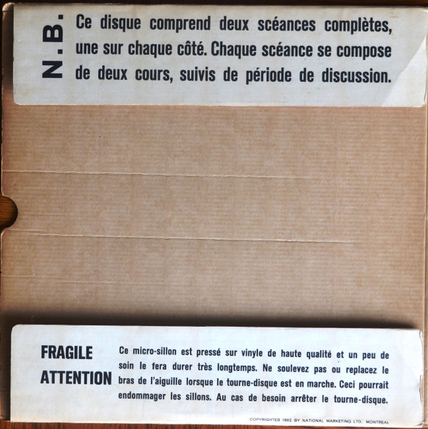 last ned album Roger Therrien - Cours De Spécialisation Dans La Vente Des Projets DHabitation Cours No1 Et 2