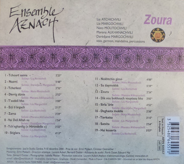 baixar álbum Download Ensemble Aznach - Zoura Tchétchénie album