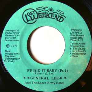 General Lee - We Did It Baby album cover