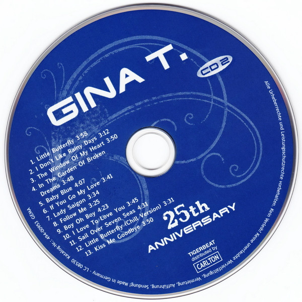 lataa albumi Gina T - 25th Anniversary