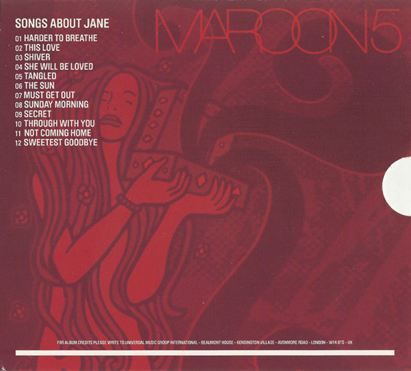 lataa albumi Maroon 5 - Songs About Jane It Wont Be Soon Before Long