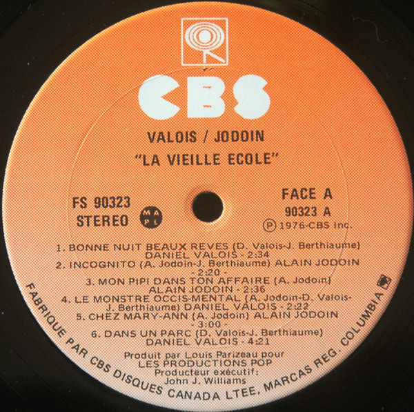 Valois / Jodoin - La Vieille École | CBS (FS 90323) - 4