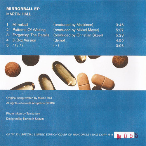 ladda ner album Martin Hall - Mirrorball EP