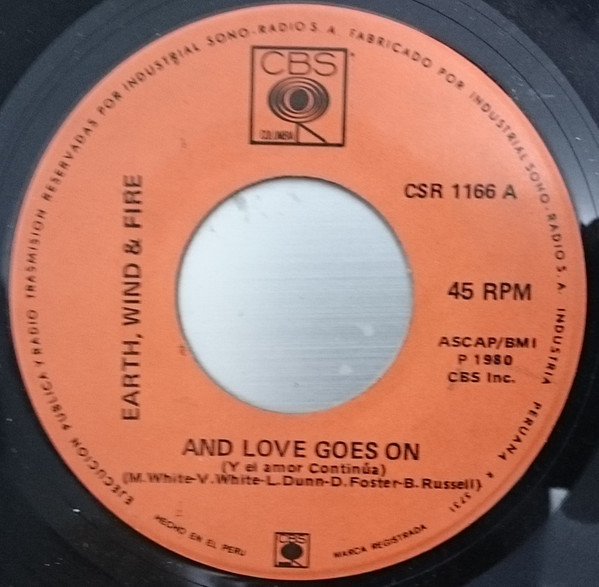 Earth, Wind & Fire - And Love Goes On | Releases | Discogs