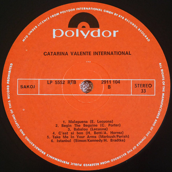 baixar álbum Caterina Valente - International