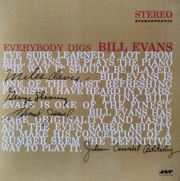 Bill Evans – Everybody Digs Bill Evans (2009, 180 Gram, DMM, Vinyl 