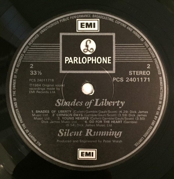 baixar álbum Silent Running - Shades Of Liberty