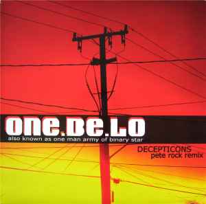 One Be Lo - Decepticons (Pete Rock Remix) album cover