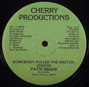 Patti Shaw - Somebody Pulled The Switch album cover