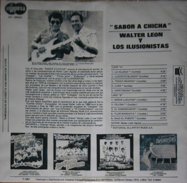 lataa albumi Walter León Y Los Ilusionistas - Sabor A Chicha