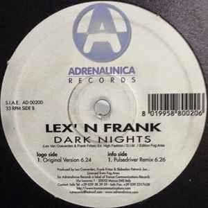 Lex & Frank - Dark Nights album cover
