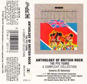 Various - Anthology Of British Rock  The Pye Years album cover