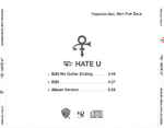 Cover of I Hate U, 1995, CD