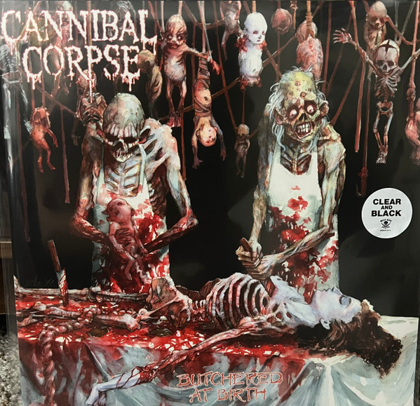 Cannibal Corpse – Butchered At Birth (2022, Clear And Black, Vinyl
