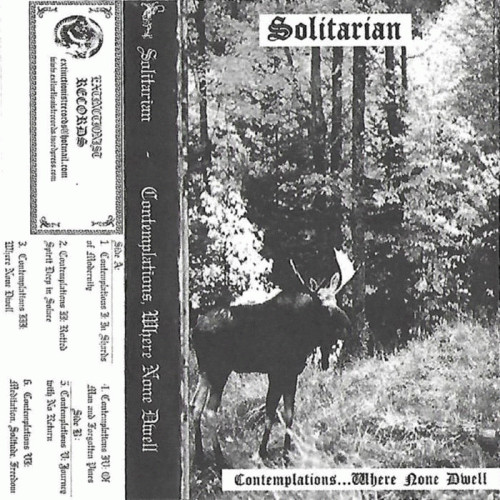 descargar álbum Solitarian - ContemplationsWhere None Dwell