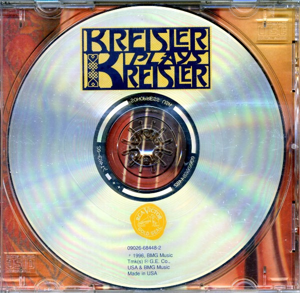 télécharger l'album Kreisler - Kreisler Plays Kreisler