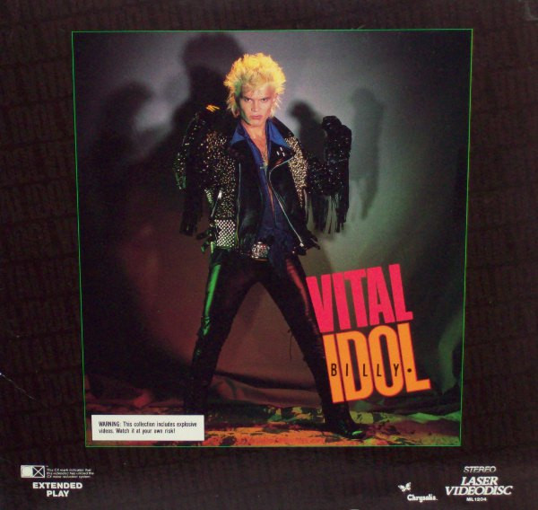 Billy Idol – Vital Idol (1987, Laserdisc) - Discogs