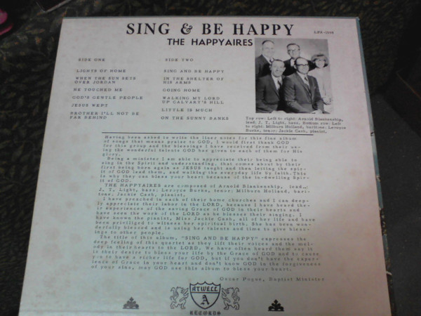 télécharger l'album The Happyaires Quartet - Sing And Be Happy