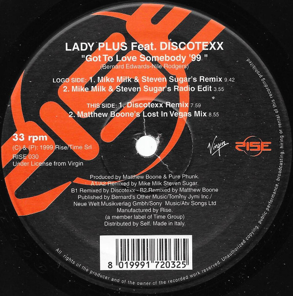 baixar álbum Lady Plus - Got To Love Somebody 99