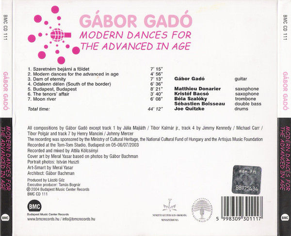 Album herunterladen Gábor Gadó - Modern Dances For The Advanced In Age