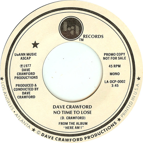 descargar álbum Dave Crawford - No Time To Lose