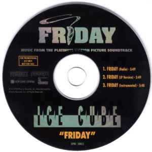 Ice Cube – Friday (1995, CD) - Discogs