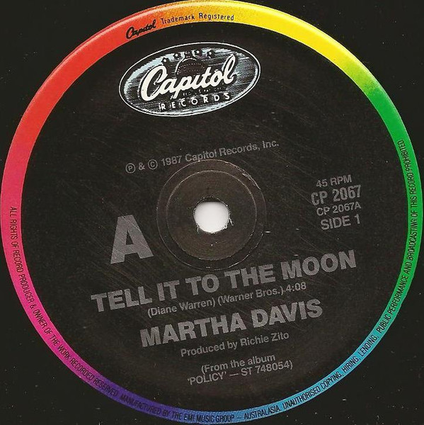 baixar álbum Martha Davis - Tell It To The Moon