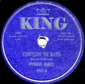 Wynonie Harris - Confessin' The Blues / Bloodshot Eyes album cover