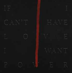 Halsey – If I Can't Have Love, I Want Power (2021, Red & Black