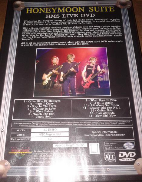 Honeymoon Suite – HMS Live (2005, DVD) - Discogs