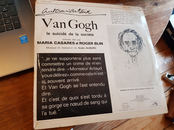 last ned album Antonin Artaud - Van Gogh Le Suicidé De La Société