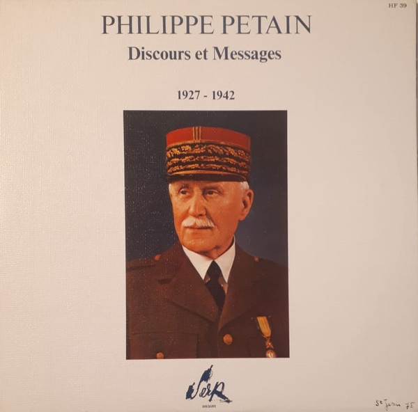 Album herunterladen Philippe Pétain - Discours Et Messages 1927 1942