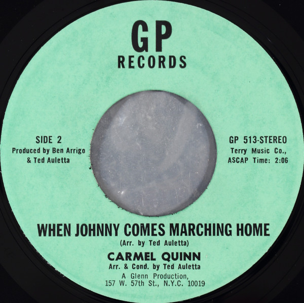 descargar álbum Carmel Quinn - Four Green Fields When Johnny Comes Marching Home