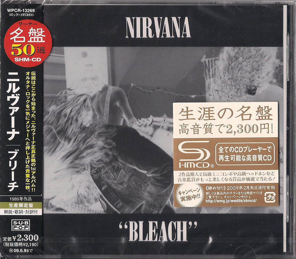 Nirvana – Bleach (1989, White, Vinyl) - Discogs