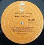 Cover of Lasso From El Paso, 1976, Vinyl